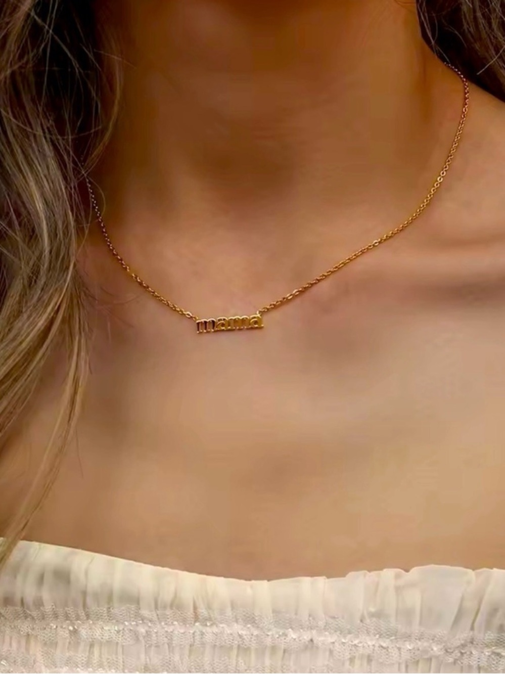 Mama Gold 'Mama necklace
Holliday gift - Picture 3 of 5